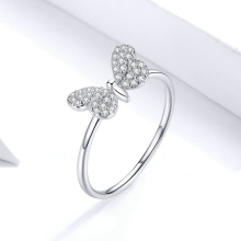 Ring Butterfly Hot Sale 925 Sterling Silver Jewelry Butterfly Ring